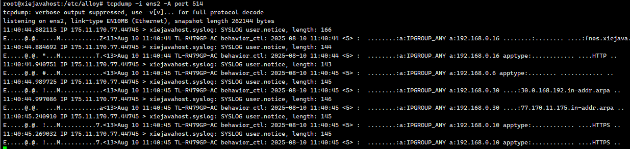 tcpdump